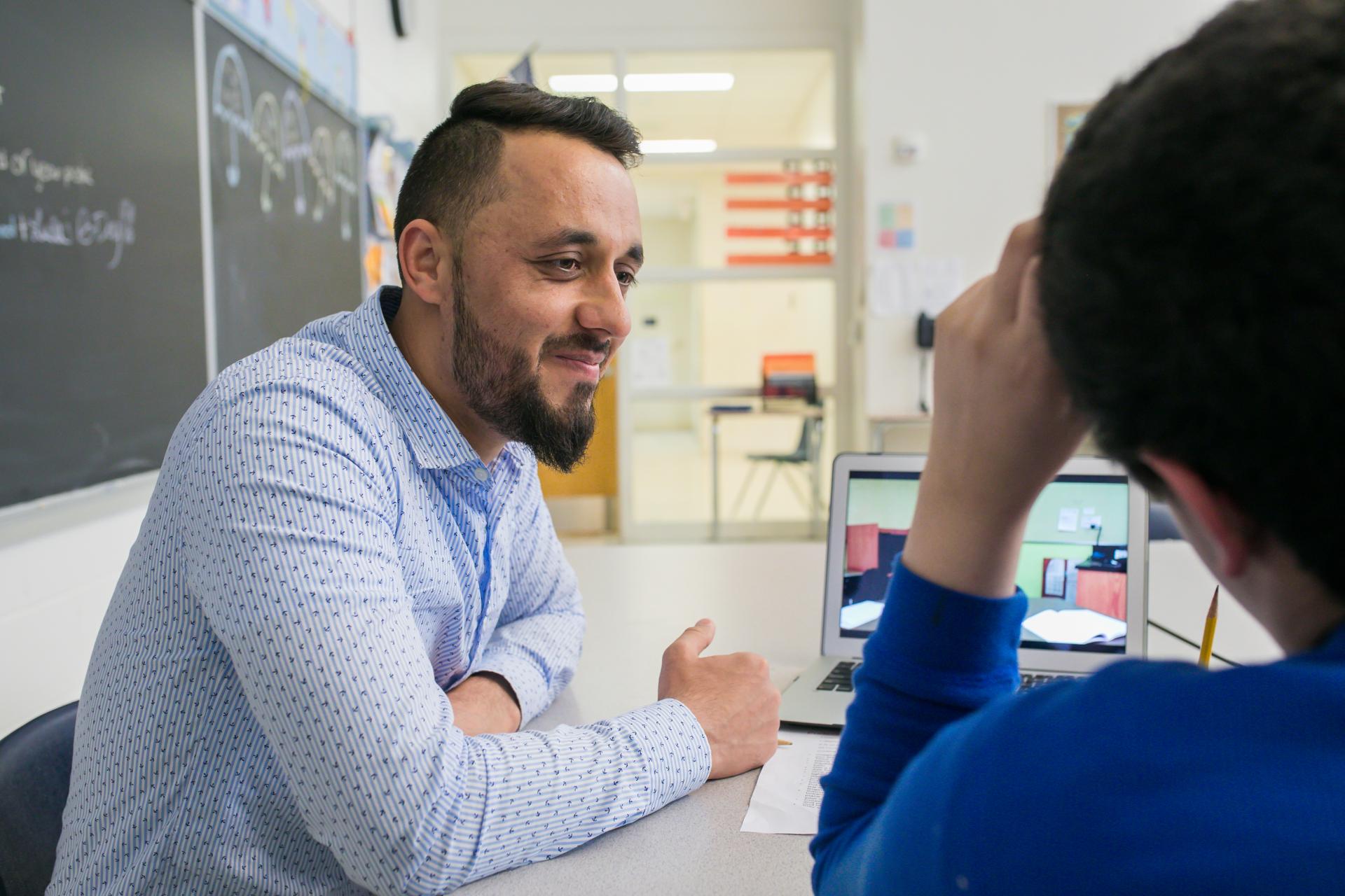 Kalim Abed at Broughal Elementary